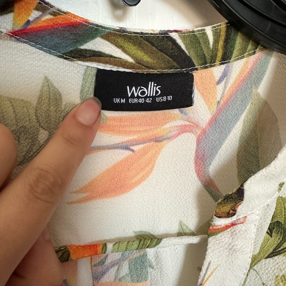 Botanical print button down shirt - Picture 4 of 4